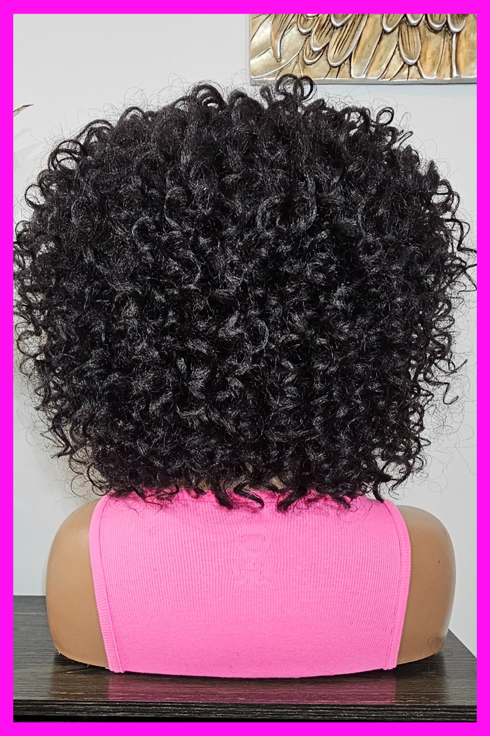 Ready to Ship Ringlet Wand Curl Crochet Wig with No Leave Out #1b